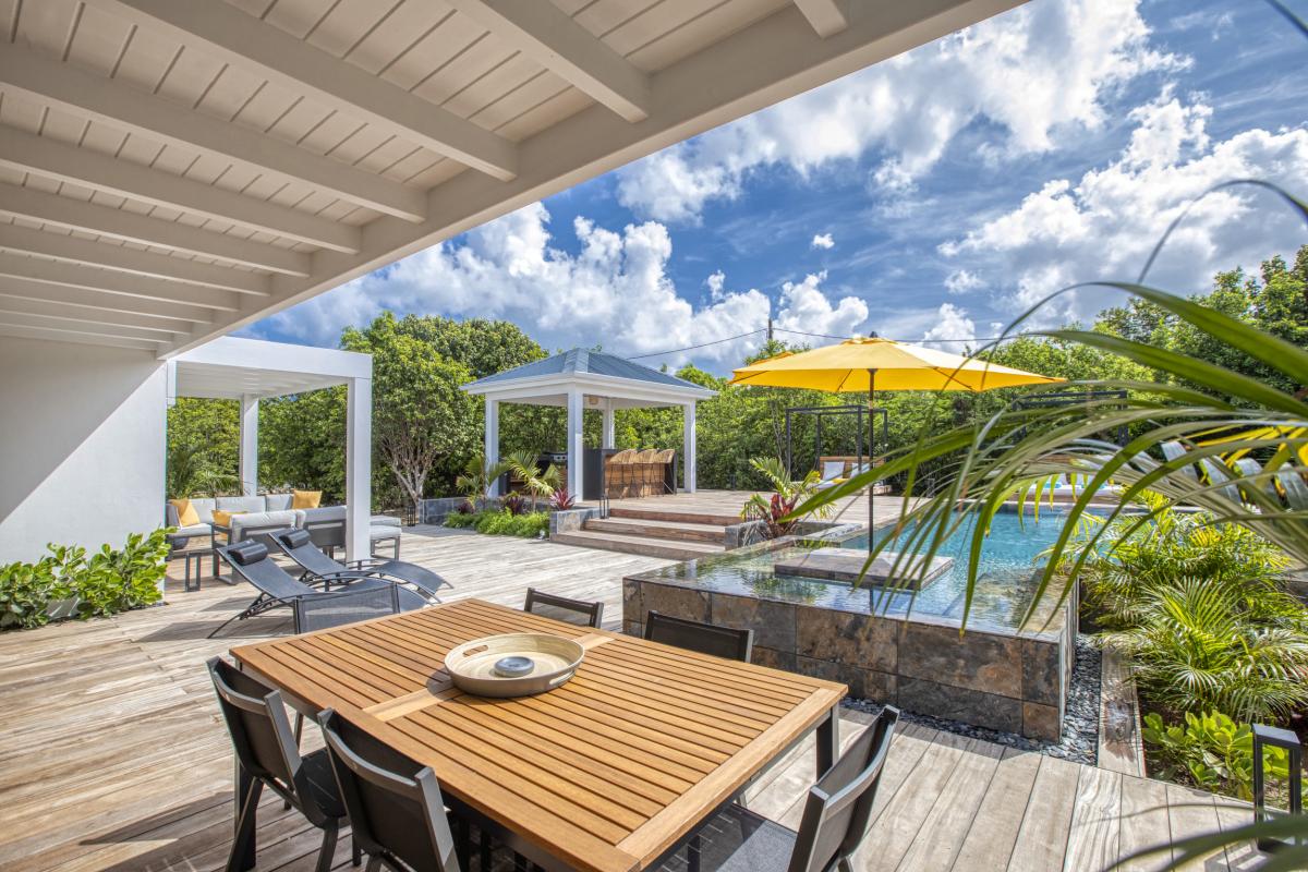 Location villa Saint Martin Terres Basses - Villa 2 chambres 4 personnes - piscine - jardin tropical - 2700m de la plage de Baie Rouge (2)